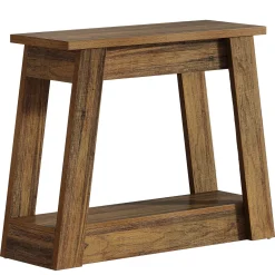 2-Tier End Table, Small Side Table With 2 Storage Shelves for Living Room