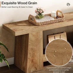 2-Tier Entryway Bench, 59