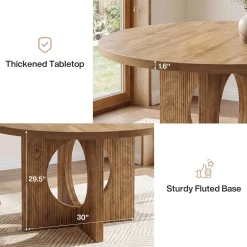 2-Tier Farmhouse End Table, 23.6