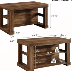 3-Tier Kitchen Island, 55