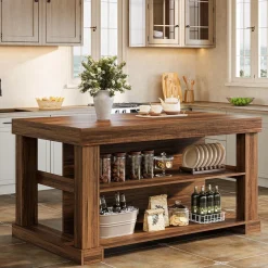 3-Tier Kitchen Island, 55