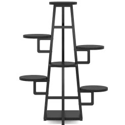 7-Tier Plant Stand, 43.3" Plant Pots Holder Rack Flower Stand