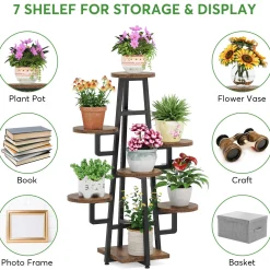 7-Tier Plant Stand, 43.3