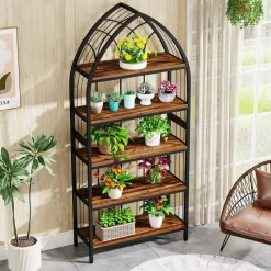 5-Tier Plant Stand, 74.8" Plant Shelf Flower Potted Stand Rack