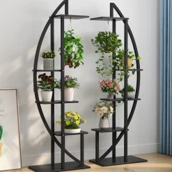 5-Tier Plant Stand Pack of 2, Multi-Layer Bonsai Flower Rack