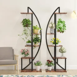 5-Tier Plant Stand Pack of 2, Multi-Layer Bonsai Flower Rack