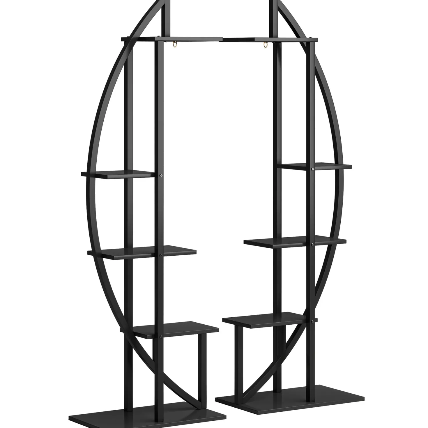 5-Tier Plant Stand Pack of 2, Multi-Layer Bonsai Flower Rack