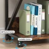 3-Tier Printer Stand, Rolling Printer Cart Under Desk Storage Shelf