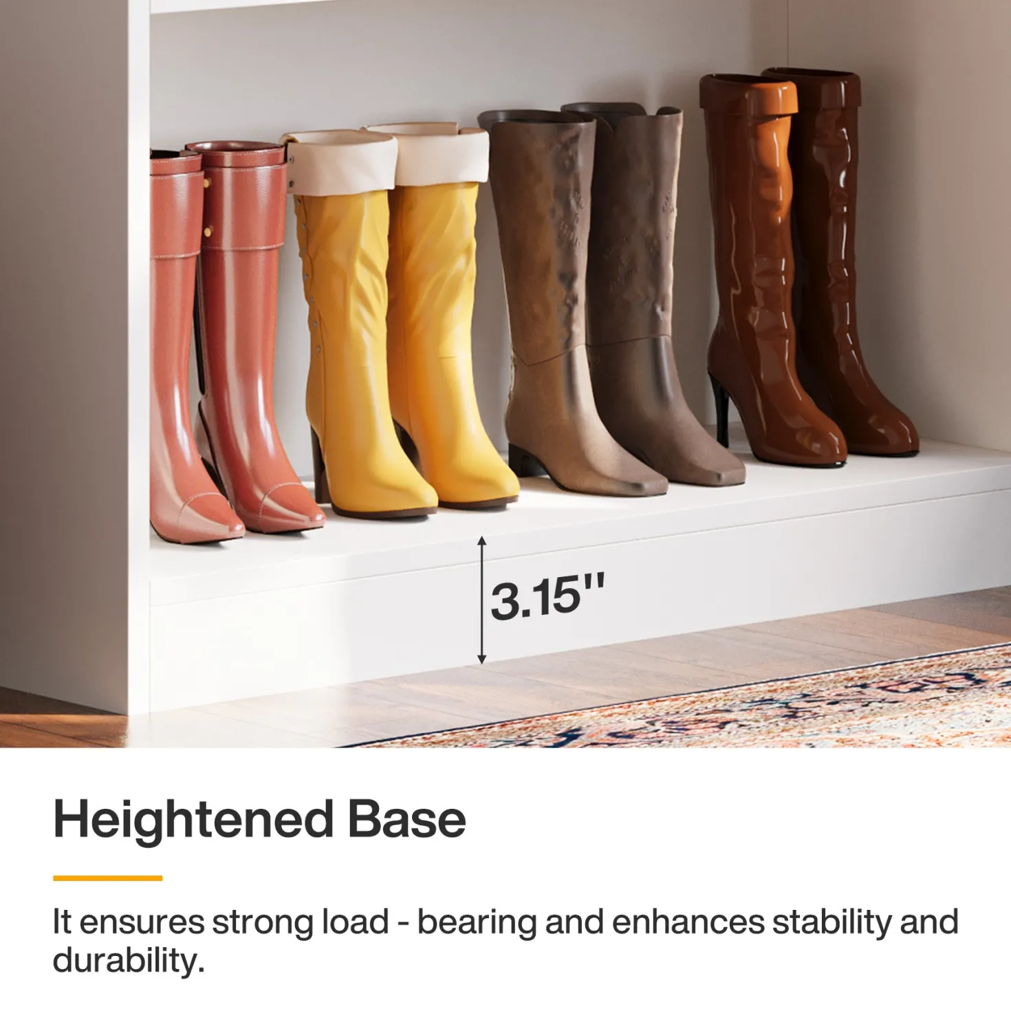 9-Tier Shoe Cabinet, 40-45 Pairs Shoe Storage Organizer with Open Shelves