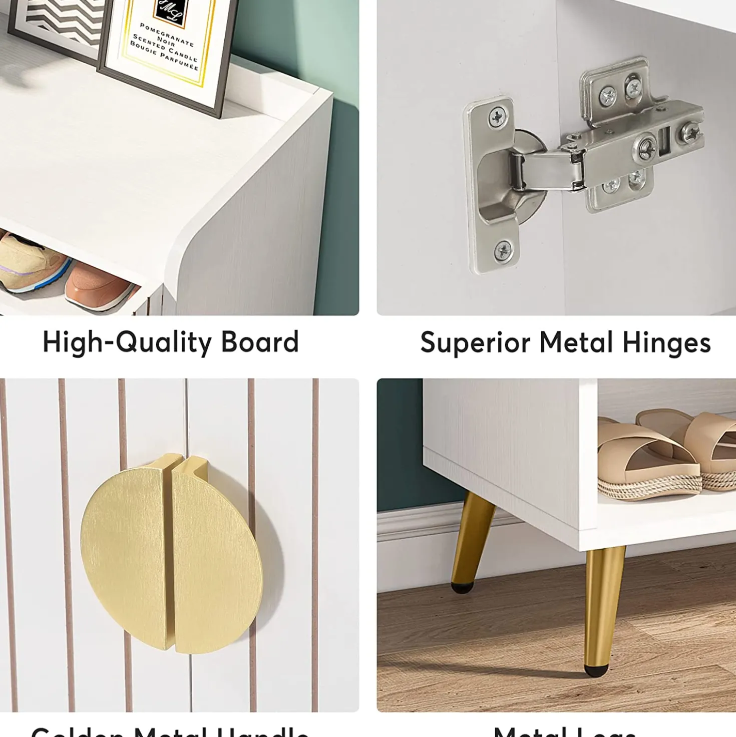 7-Tier Shoe Cabinet, Shoe Storage Organizer with Adjustable Shelves