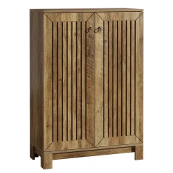 5-Tier Shoe Cabinet with Doors, Entryway Shoe Rack Organizer for Living Room, Hallway