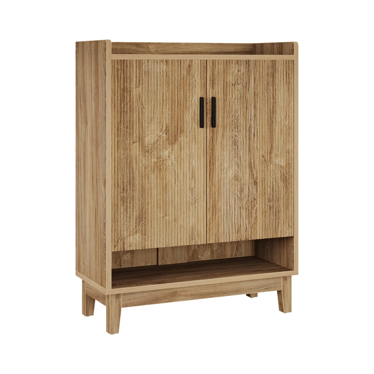 5-Tier Shoe Cabinet with Doors, 20-Pair Entryway Shoe Organizer Rack