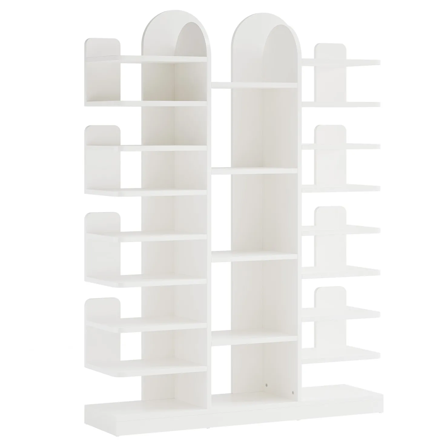13-Tier Shoe Rack, Freestanding Entryway Shoe Organizer with Open Shelves