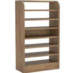 8-Tier Shoe Rack, Wooden Shoe Shelf Shoe Storage Cabinet