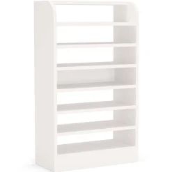 8-Tier Shoe Rack, Wooden Shoe Shelf Shoe Storage Cabinet