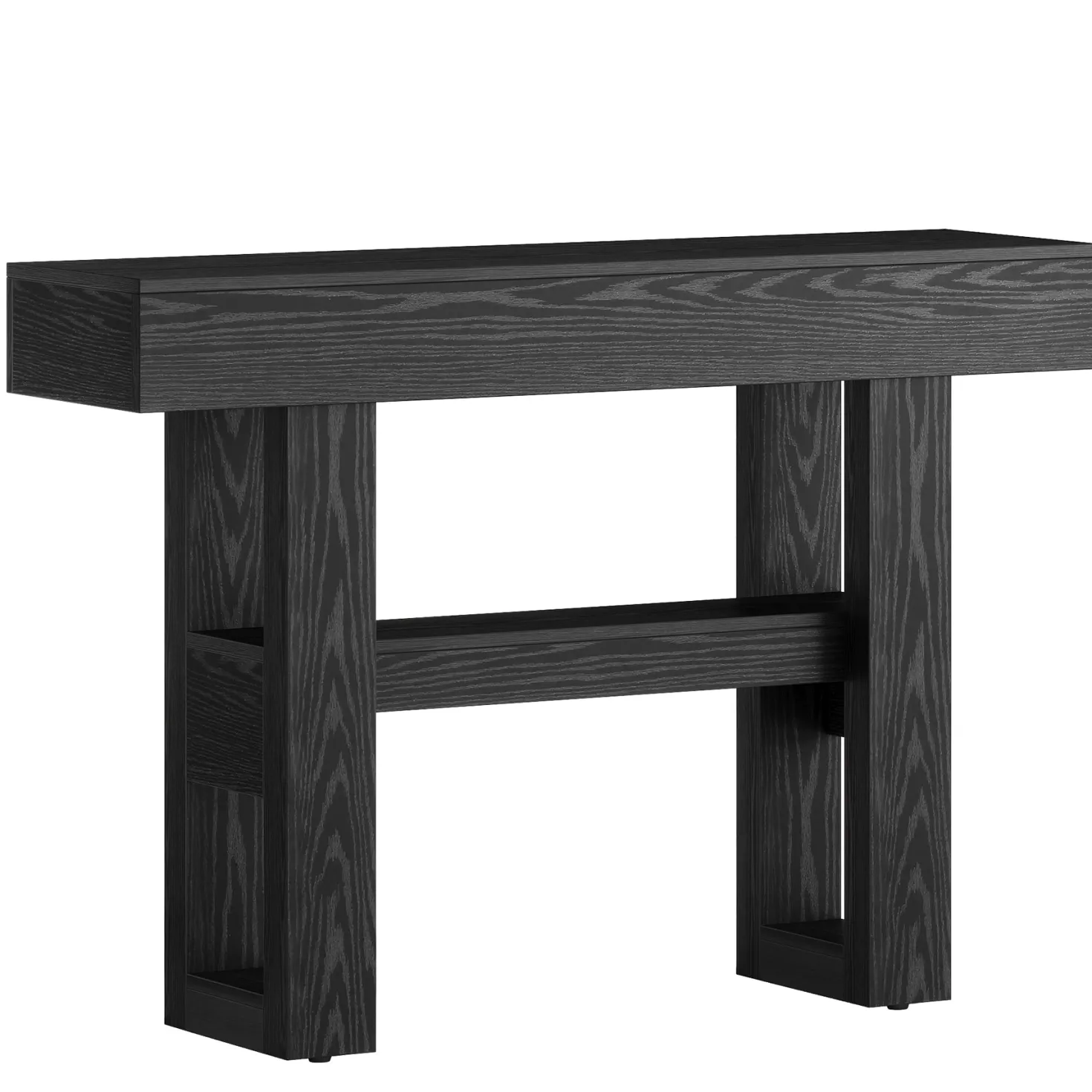 Tribesigns 41.34" Console Table, Rustic 2-Tier Storage for Entryway and Living Room