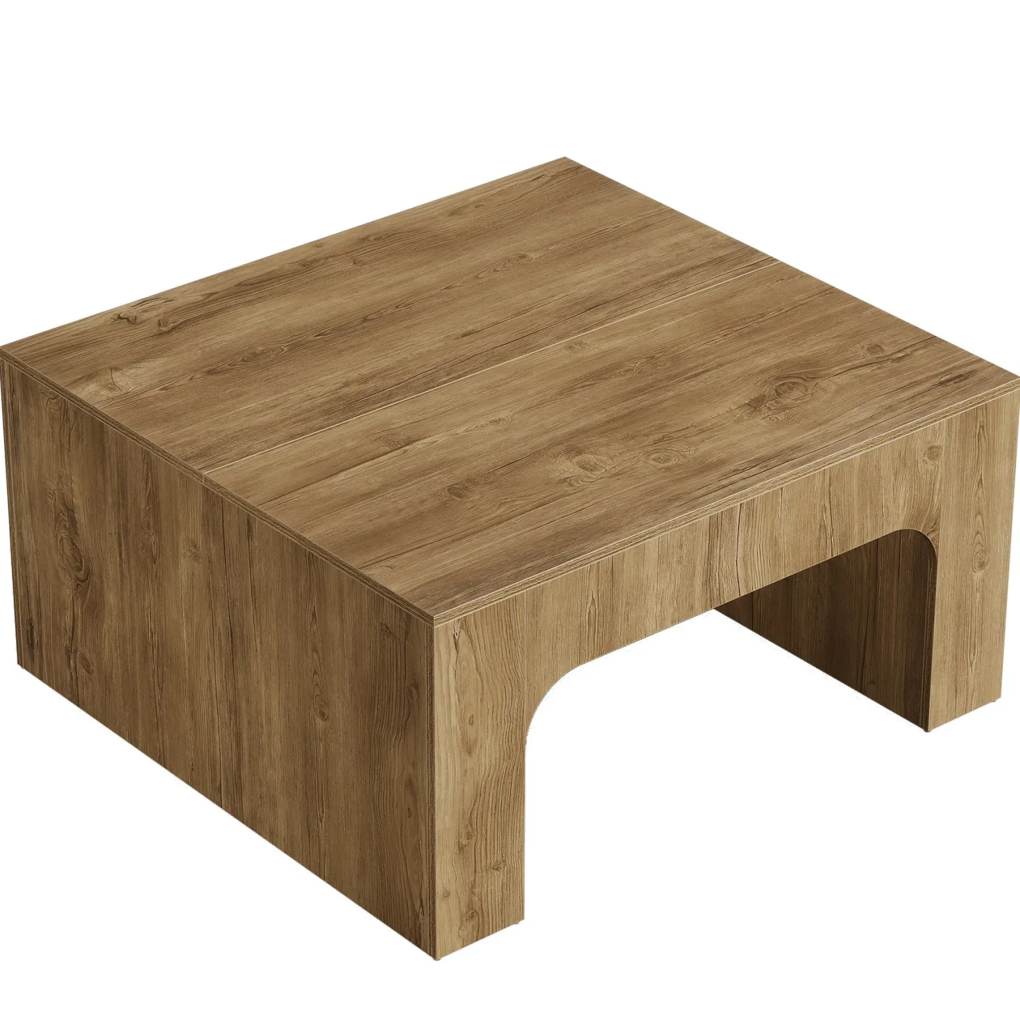 Tribesigns 39" Square Coffee Table, Wooden Farmhouse Center Table for Living Room