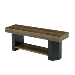 Tribesigns 63" TV Stand, Farmhouse TV Console with Shelf for Living Room