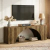 Tribesigns 63" Wood TV Stand, Media Console with Shelves for Living Room