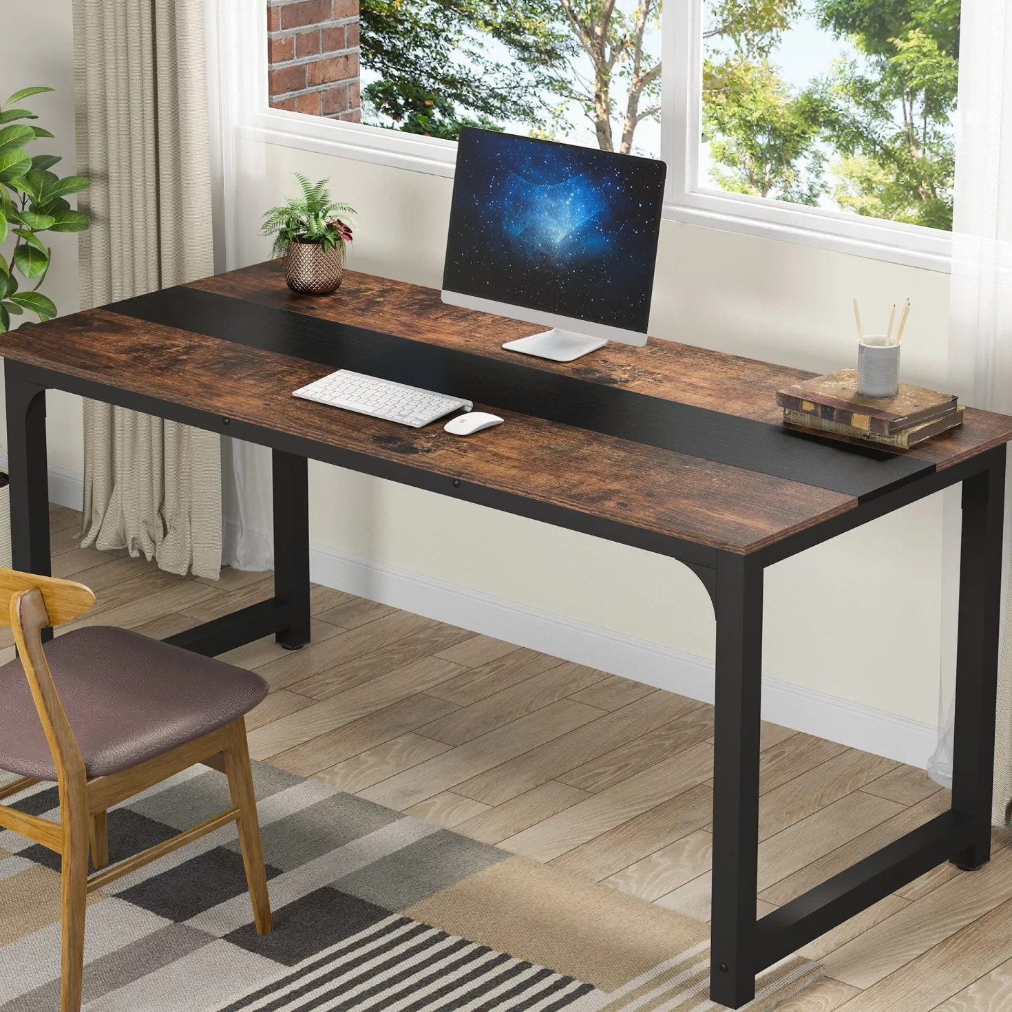 Tribesigns Computer Desk, Office Desk Computer Table Study Writing Desk