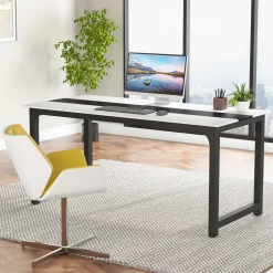 Tribesigns Computer Desk, Office Desk Computer Table Study Writing Desk