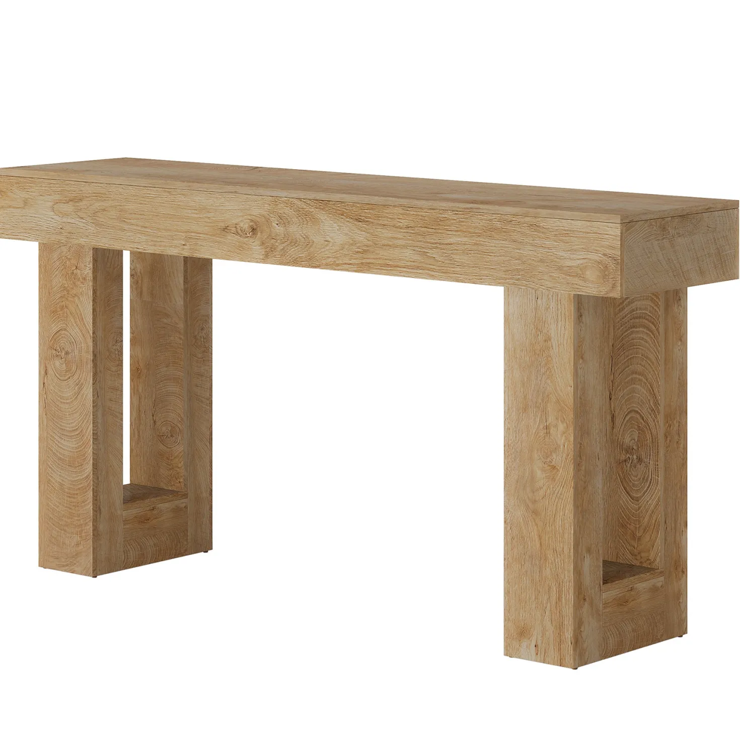 Tribesigns 63-Inch Console Table, Farmhouse Wooden Sofa Table