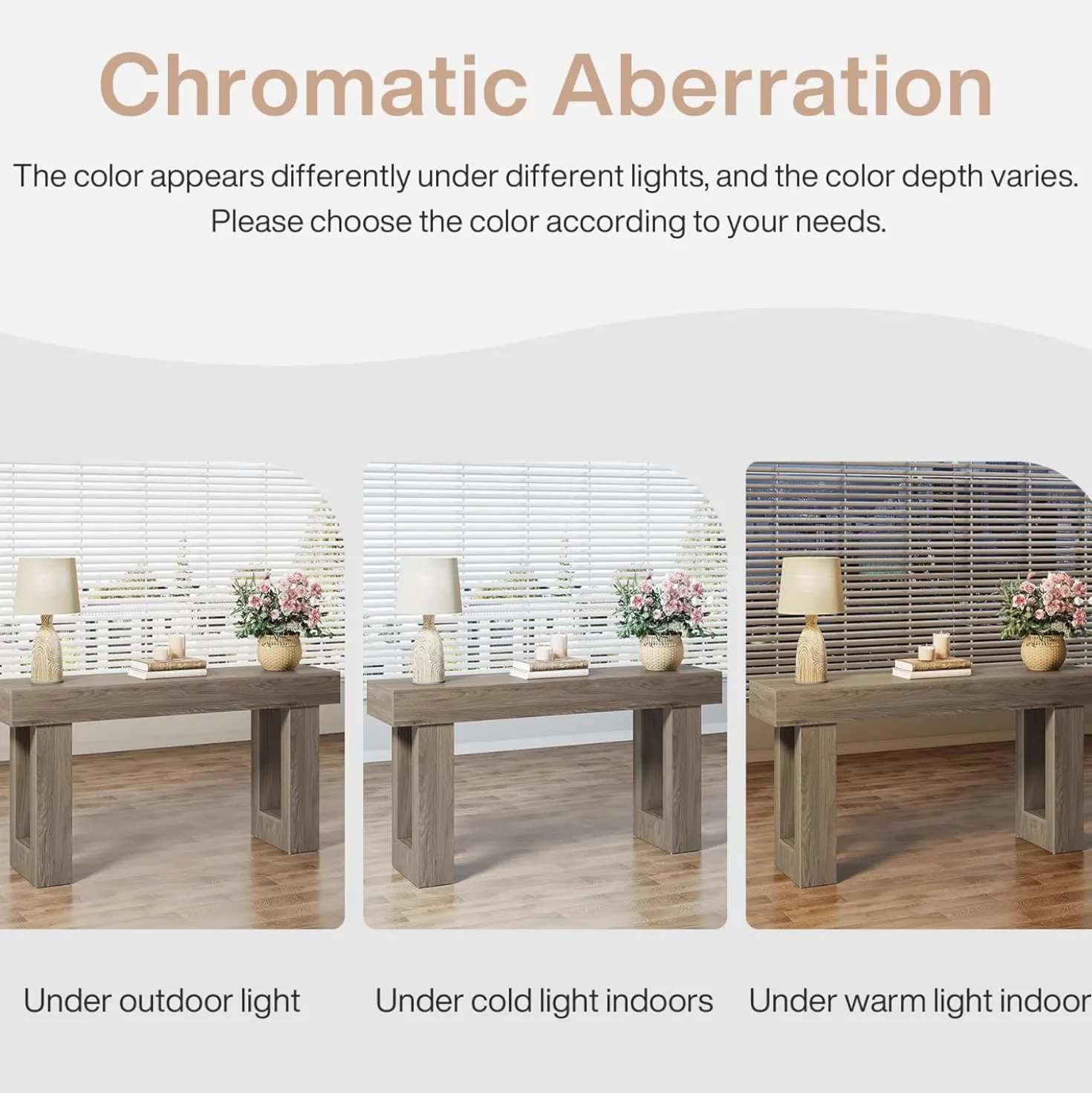 Tribesigns 63-Inch Console Table, Farmhouse Wooden Sofa Table