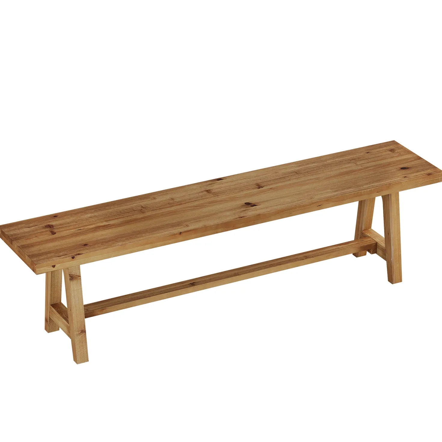 Tribesigns 63-Inch Solid Wood Dining Bench, Farmhouse Kitchen Bench