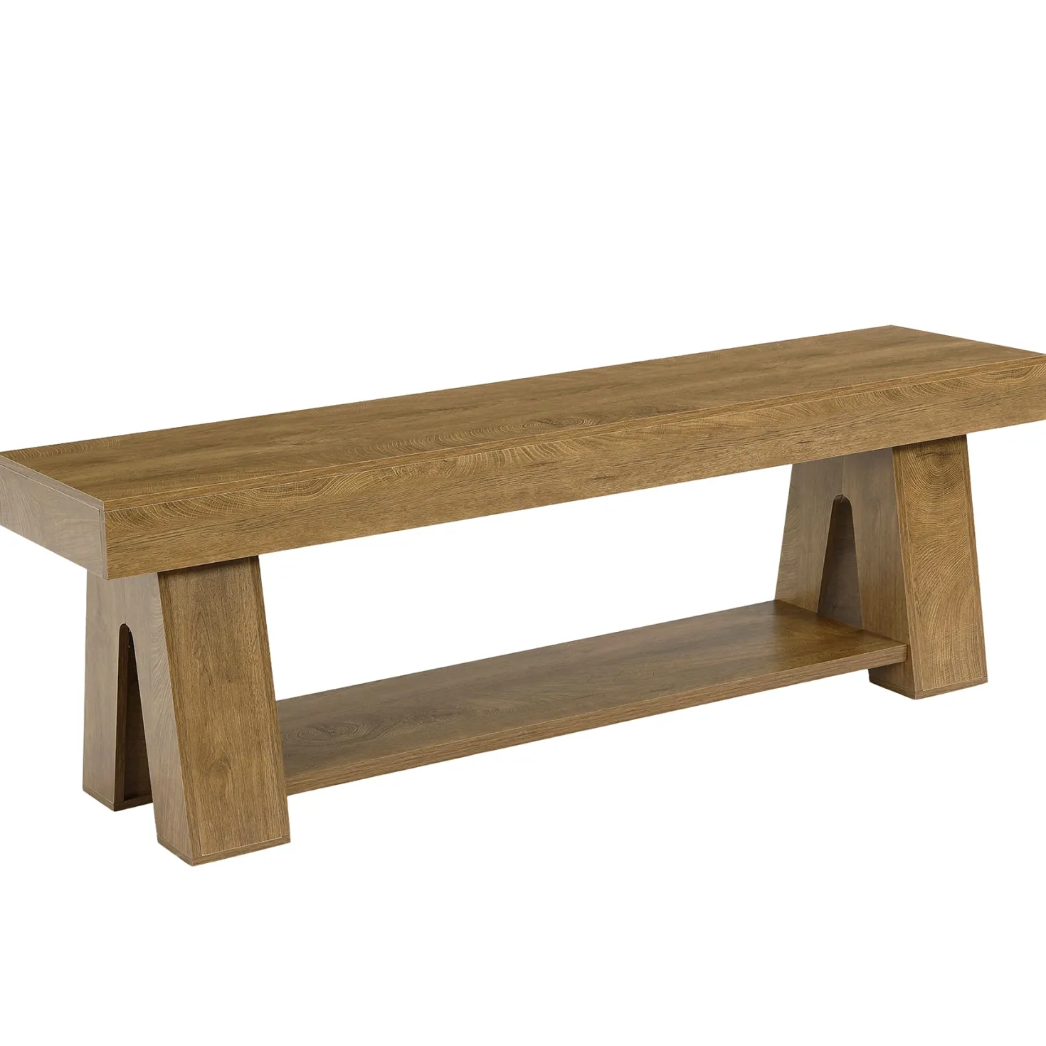 Tribesigns 63-Inch TV Stand for TVs up to 65 Inch, Wooden Media Console with Open Shelf