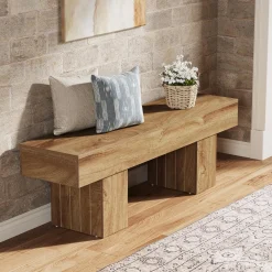 TV Stand for 55 Inch TV, Farmhouse Entertainment Center TV Console for Living Room