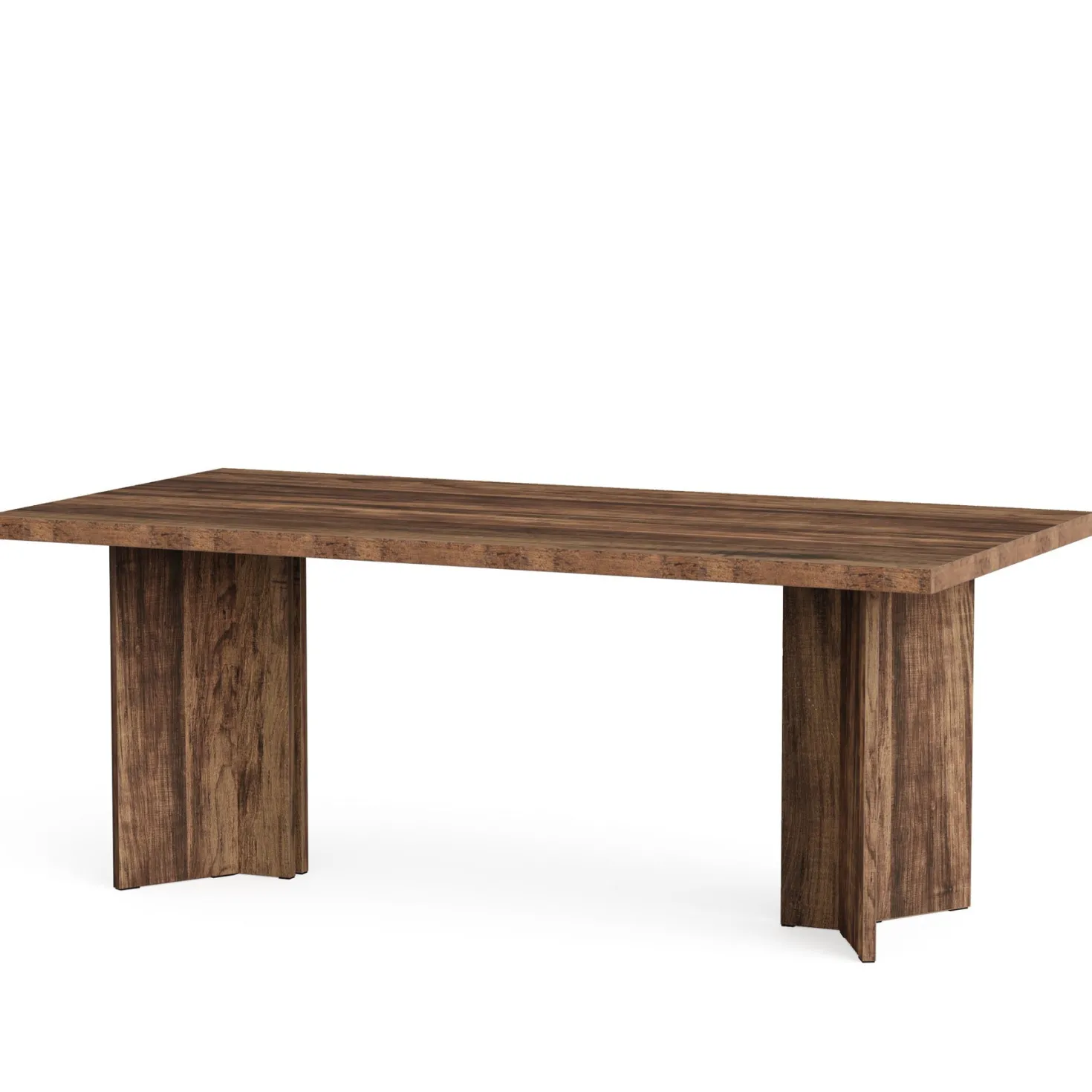 Vintage Executive Desk, 63" Farmhouse Computer Desk Conference Table