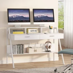 White Computer Desk, 47