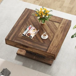 Wood Coffee Table, 31.5