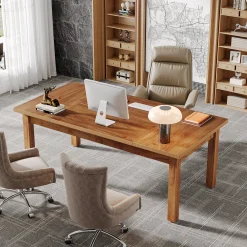 Wood Executive Desk, 70.9