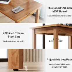 Wood Executive Desk, 70.9