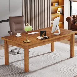 Wood Executive Desk, 70.9