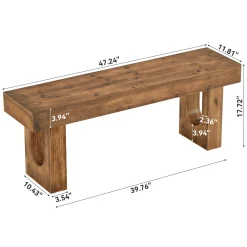 Wood Shoe Bench, 47