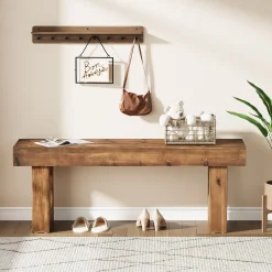 Wood Shoe Bench, 47