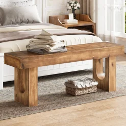 Wood Shoe Bench, 47