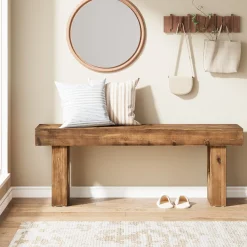 Wood Shoe Bench, 47