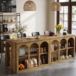 Wooden Kitchen Island, 55