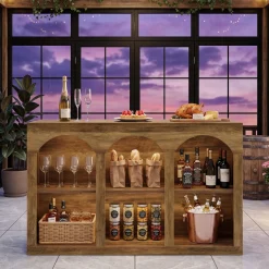 Wooden Kitchen Island, 55