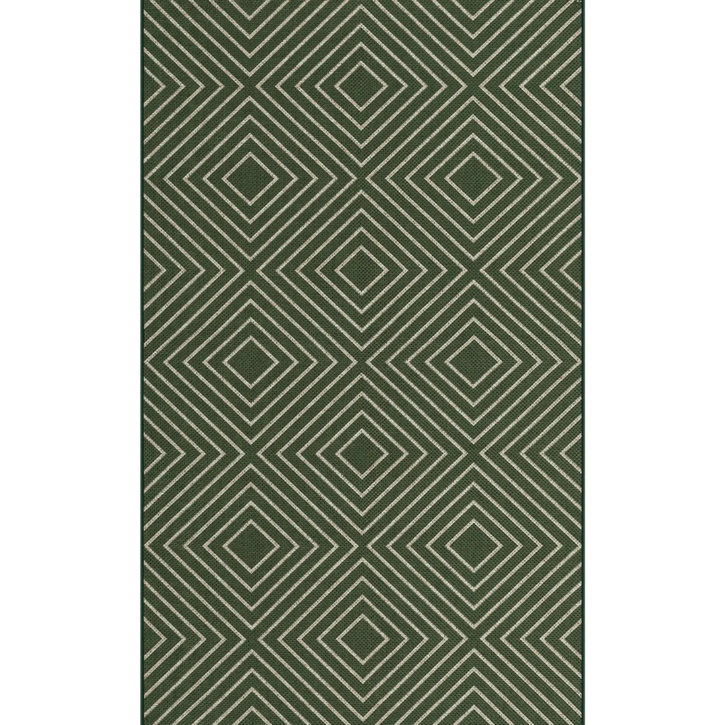 3x5 Modern Easy Jute Geometric Patio Rug, Washable Area Rugs Non-Slip Low Pile Carpet, Oeko-Tex Certified