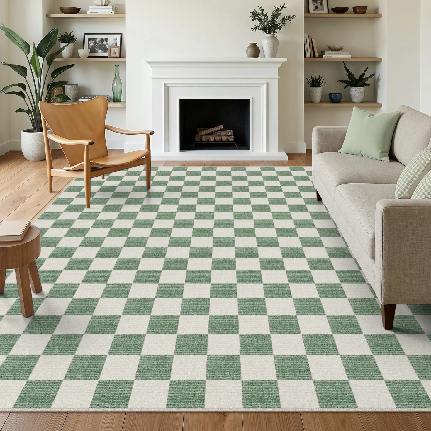 5x7/8x10 Large Geometric Area Rugs, Soft Washable Rug for Bedroom Non-Slip