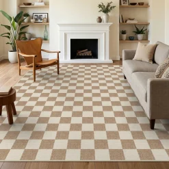5x7/8x10 Large Geometric Area Rugs, Soft Washable Rug for Bedroom Non-Slip