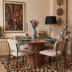 5x7/8x10 Leopard Print Area Rug, Animal Soft Carpet Machine Washable Cheetah Rug for Living Room, Oeko-Tex Certified