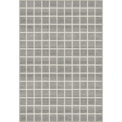 5x7/8x10 Modern Plaid Area Rug, Checkered Washable Rug Soft Non-Slip Ultra Thin Throw Carpet for Living Room, Oeko-Tex Certified