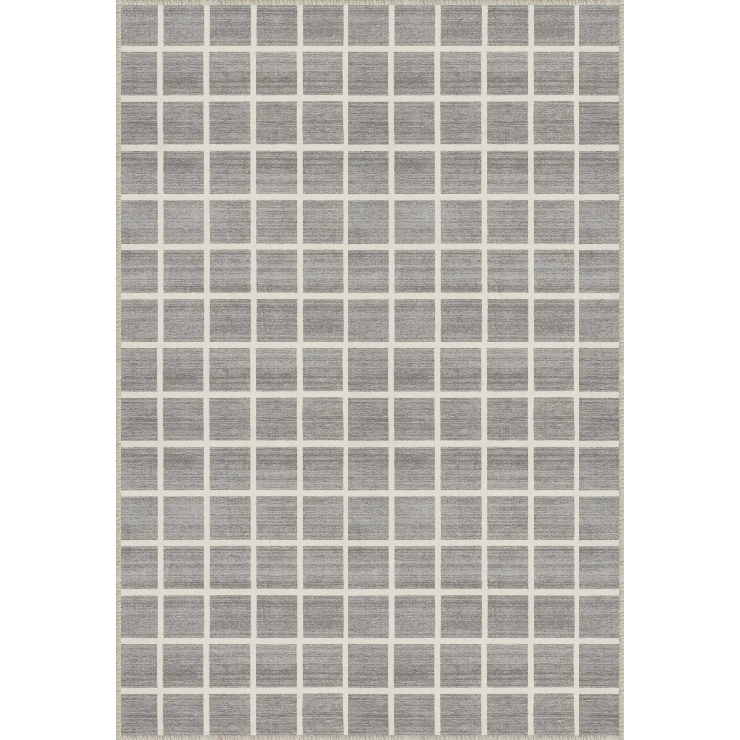 5x7/8x10 Modern Plaid Area Rug, Checkered Washable Rug Soft Non-Slip Ultra Thin Throw Carpet for Living Room, Oeko-Tex Certified