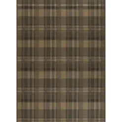 3x5/5x7 Plaid Easy Jute Washable Area Rug, Farmhouse Non-Slip Indoor Carpet for Porch Living Bedroom, Oeko-Tex Certified