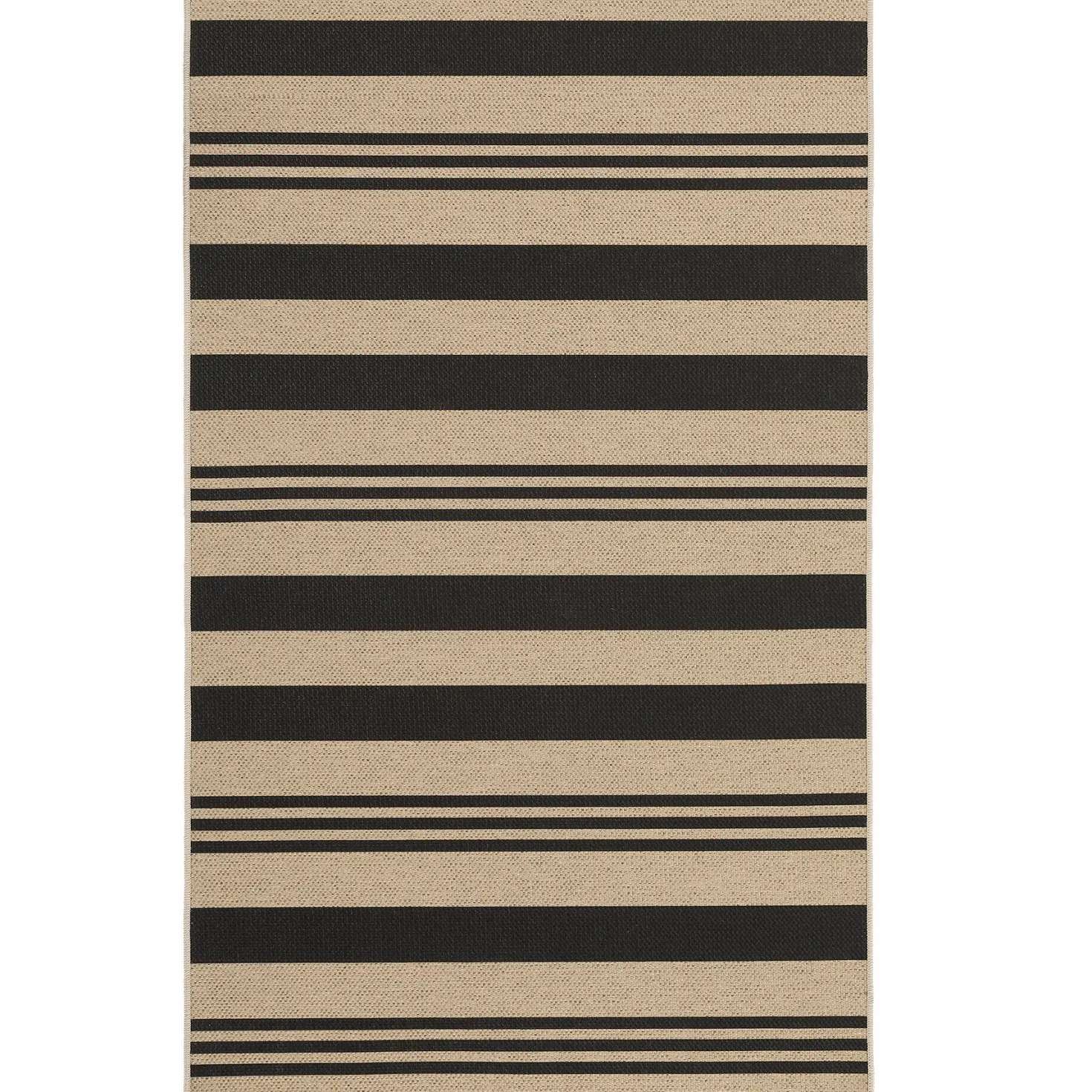 2.5x8/3x5 Striped Easy Jute Area Rug, Outdoor Hallway Runner Rug Non-Skid Washable Indoor Carpet for Entryway Porch, Oeko-Tex Certified